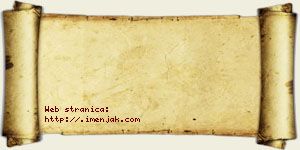 Kokan Vojnović vizit kartica